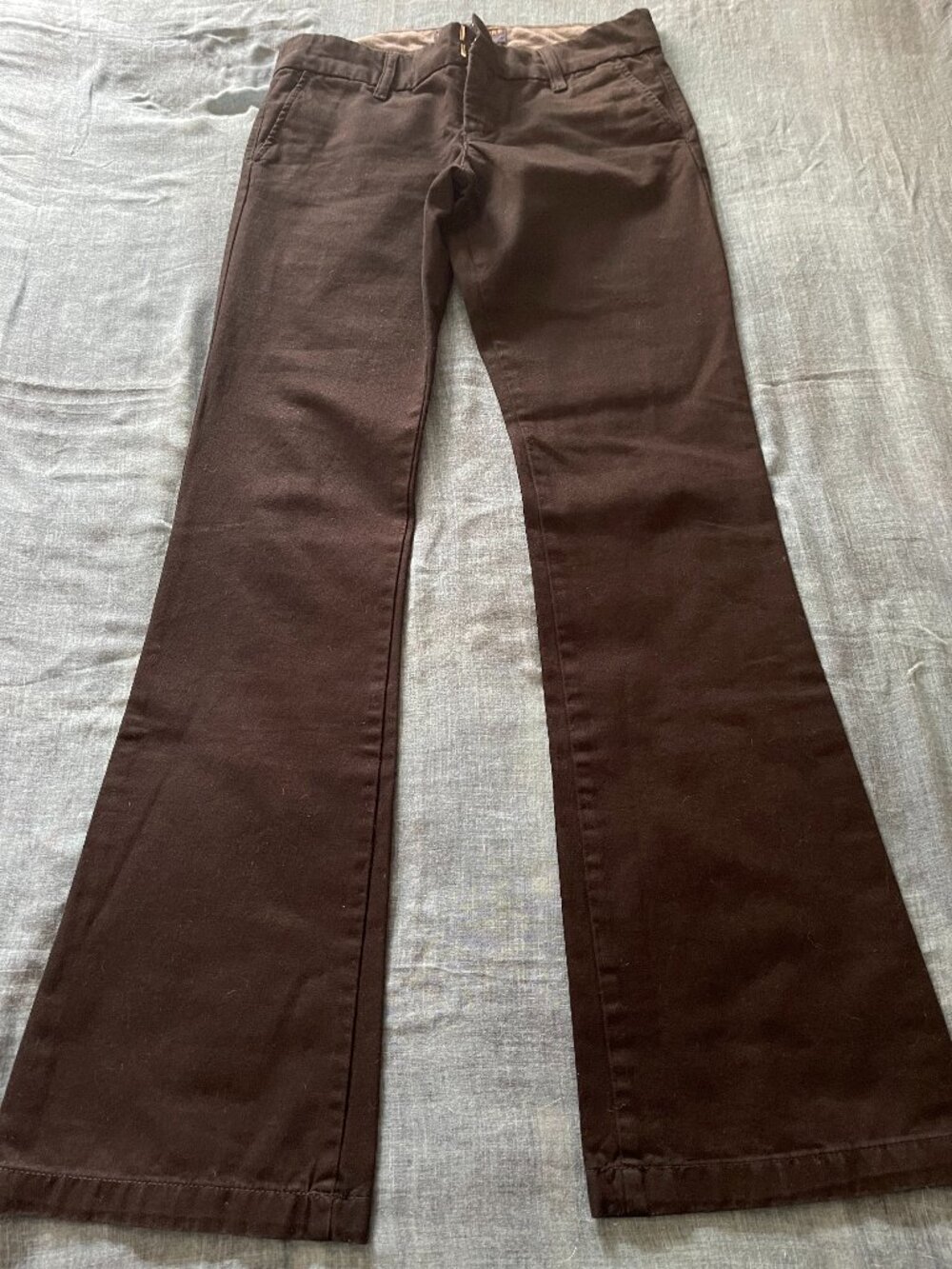 **SUPER CUTE** VINTAGE 1999-2002 era Juicy Couture Flared Jeans Black Cotton 27